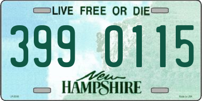 NH license plate 3990115