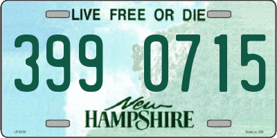 NH license plate 3990715