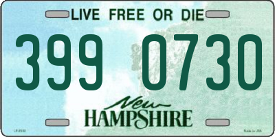 NH license plate 3990730