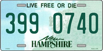 NH license plate 3990740