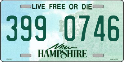 NH license plate 3990746