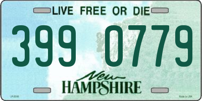 NH license plate 3990779