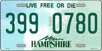 NH license plate 3990780