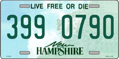 NH license plate 3990790