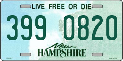 NH license plate 3990820