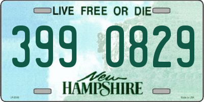 NH license plate 3990829