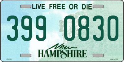 NH license plate 3990830