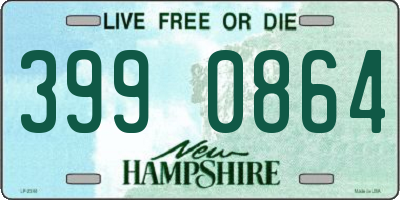 NH license plate 3990864