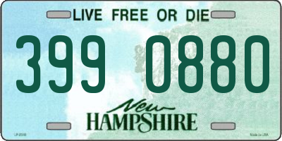 NH license plate 3990880