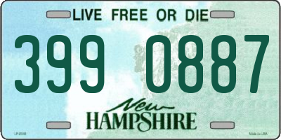 NH license plate 3990887