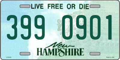 NH license plate 3990901