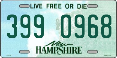 NH license plate 3990968