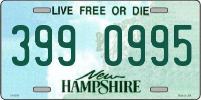 NH license plate 3990995