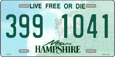 NH license plate 3991041