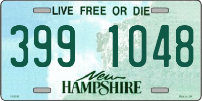 NH license plate 3991048