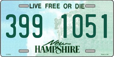 NH license plate 3991051