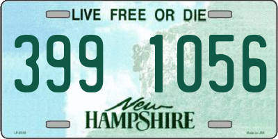 NH license plate 3991056