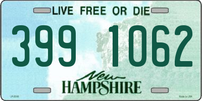 NH license plate 3991062