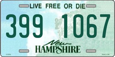 NH license plate 3991067