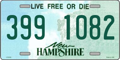 NH license plate 3991082