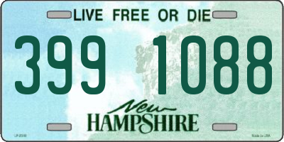 NH license plate 3991088