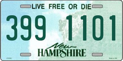 NH license plate 3991101