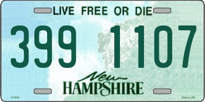 NH license plate 3991107