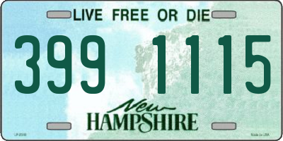 NH license plate 3991115