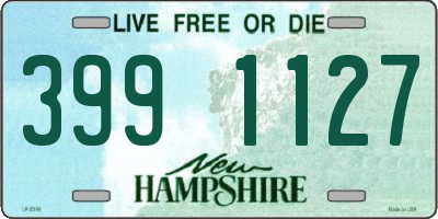 NH license plate 3991127