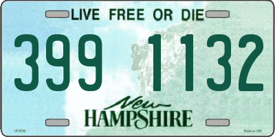 NH license plate 3991132