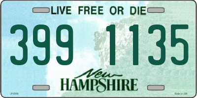 NH license plate 3991135