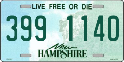 NH license plate 3991140