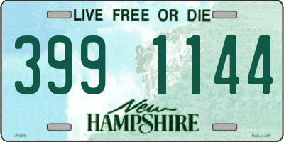 NH license plate 3991144