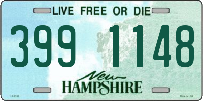 NH license plate 3991148