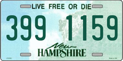 NH license plate 3991159