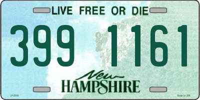 NH license plate 3991161