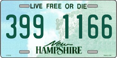 NH license plate 3991166