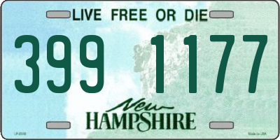 NH license plate 3991177