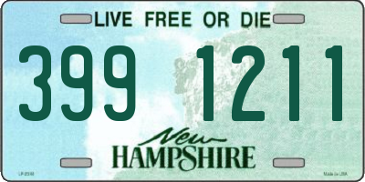 NH license plate 3991211