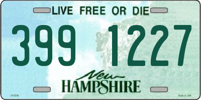 NH license plate 3991227