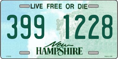 NH license plate 3991228