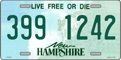 NH license plate 3991242