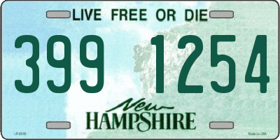 NH license plate 3991254