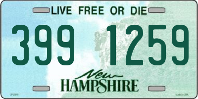 NH license plate 3991259