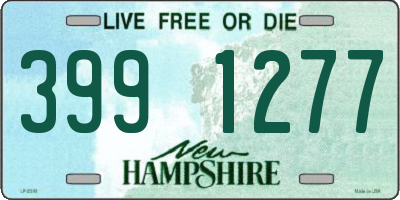 NH license plate 3991277