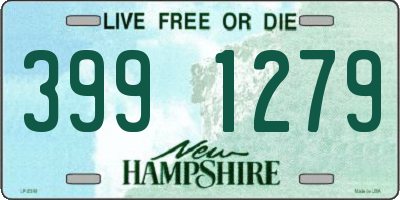 NH license plate 3991279