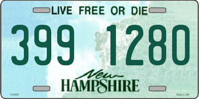 NH license plate 3991280