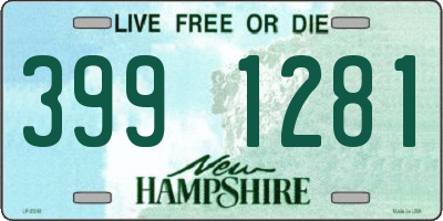 NH license plate 3991281