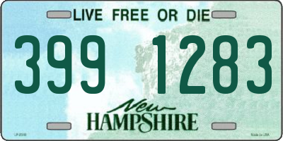 NH license plate 3991283