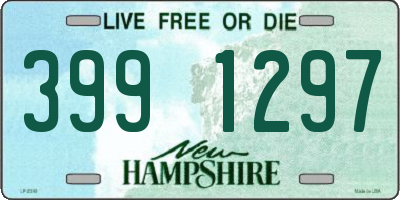 NH license plate 3991297